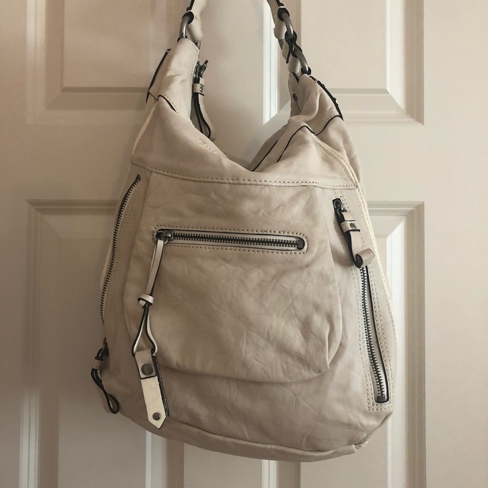 Juicy Couture Large Purse Ivory Leather